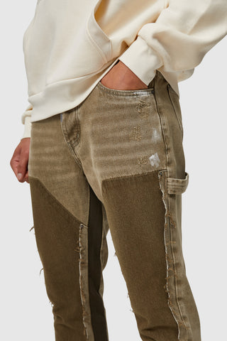 CARP FLARE JEAN - KHAKI