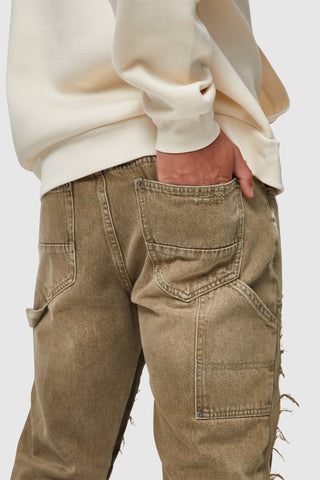 CARP FLARE JEAN - KHAKI