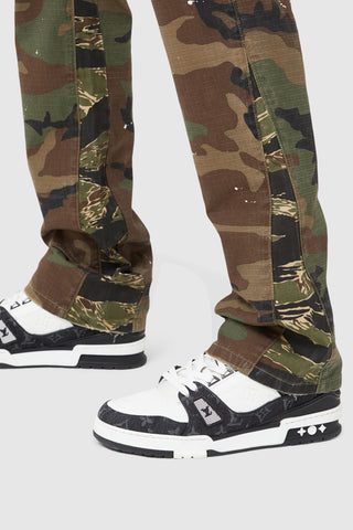 GENERAL CARGO FLARE PANT - CAMO