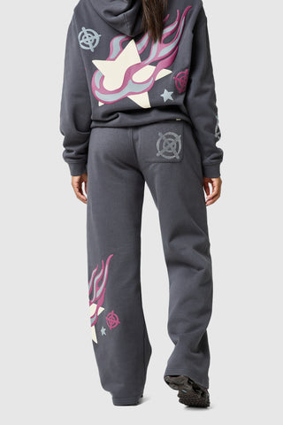 Womens Shoot For The Stars Jogger - Volcano Grey