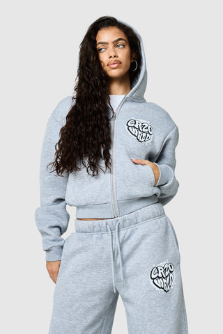Womens Nova Tracksuit - Grey Marl