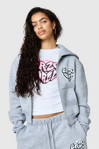 Womens Nova Hood - Grey Marl