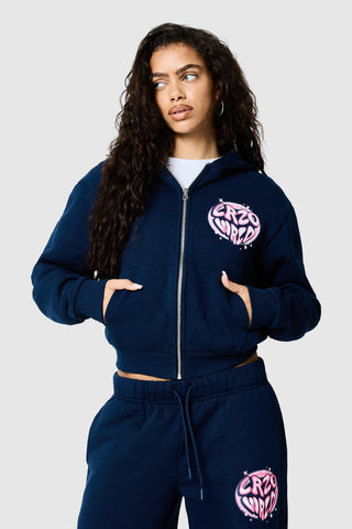 Womens Nova Tracksuit - Ebony Blue