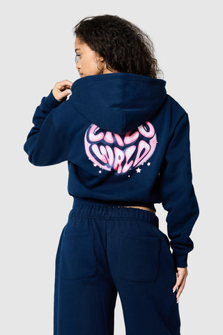 Womens Nova Hood - Ebony Blue