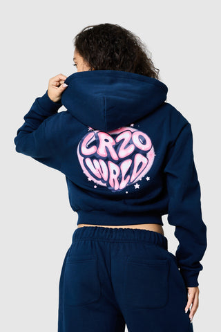 Womens Nova Hood - Ebony Blue