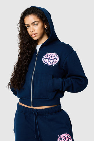 Womens Nova Hood - Ebony Blue