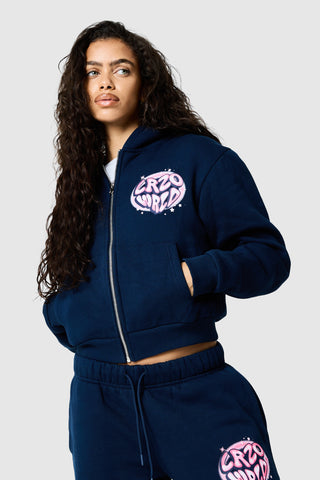 Womens Nova Tracksuit - Ebony Blue