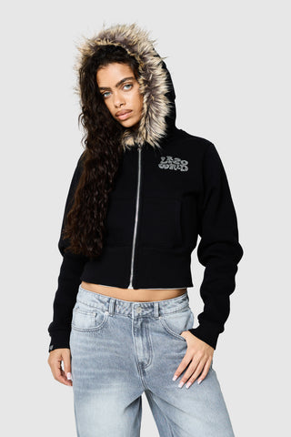 Womens Yasmin Hood - Black