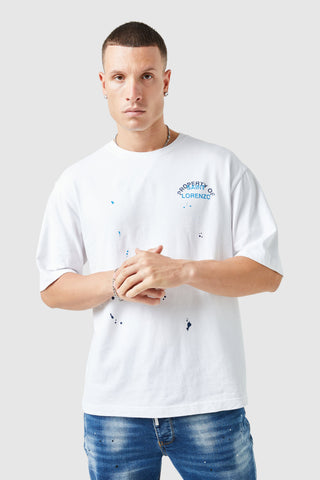 St Lorenzo Painter Tee - White