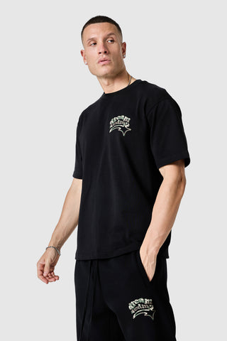 Camo Dream Acdmy Tee - Black