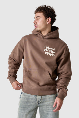 Shoot For The Stars Hood - Earthy Brown