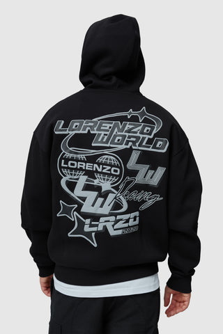 LORENZO WORLD STICKER HOOD