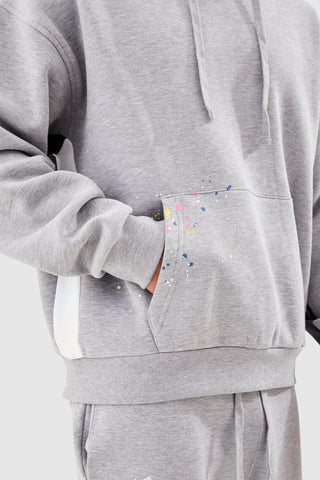 PAINT SMEAR TRACKSUIT - GREY