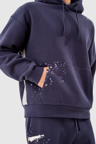 PAINT SMEAR TRACKSUIT - NAVY