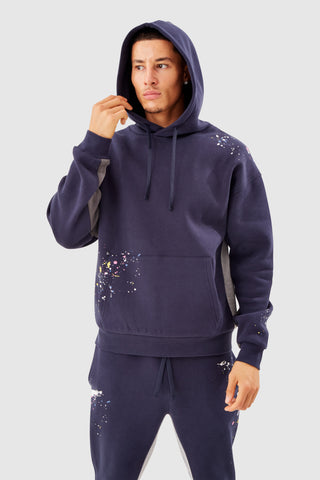 PAINT SMEAR TRACKSUIT - NAVY