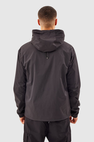 SPLIT WINDBREAKER - BLACK