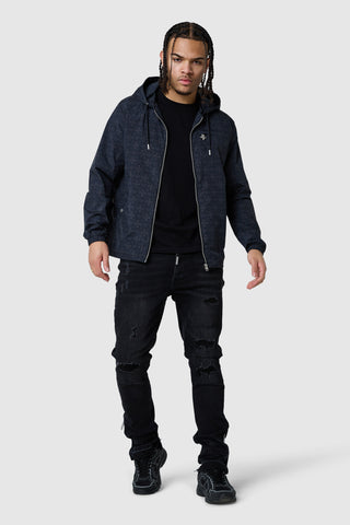 Icon AOP Jacket- Black
