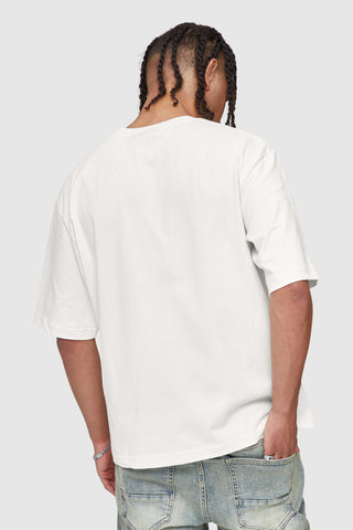 OVERSIZED BASIC TEE - OFF WHITE