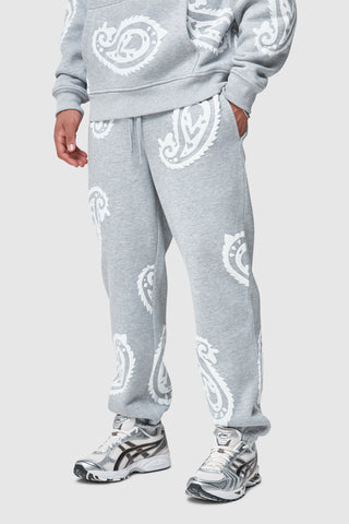 PAISLEY TRACKSUIT - GREY