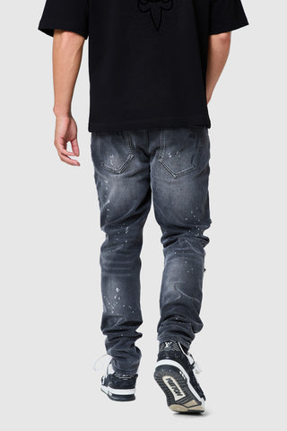 Diamante Dillon Jean - Charcoal