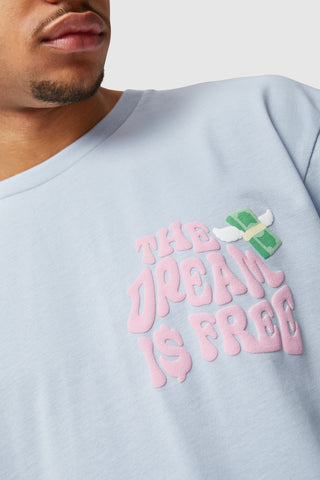 DREAM IS FREE TEE - BLUE