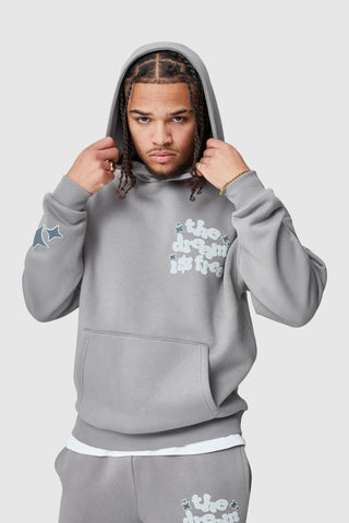 DREAM IS FREE 2.0 HOOD - GREY