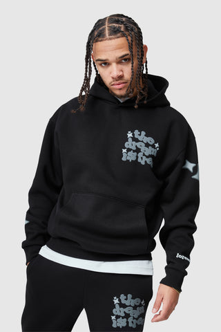 DREAM IS FREE 2.0 HOOD - BLACK